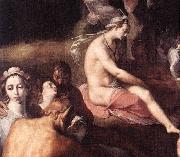 CORNELIS VAN HAARLEM The Wedding of Peleus and Thetis (detail) fdg oil painting artist